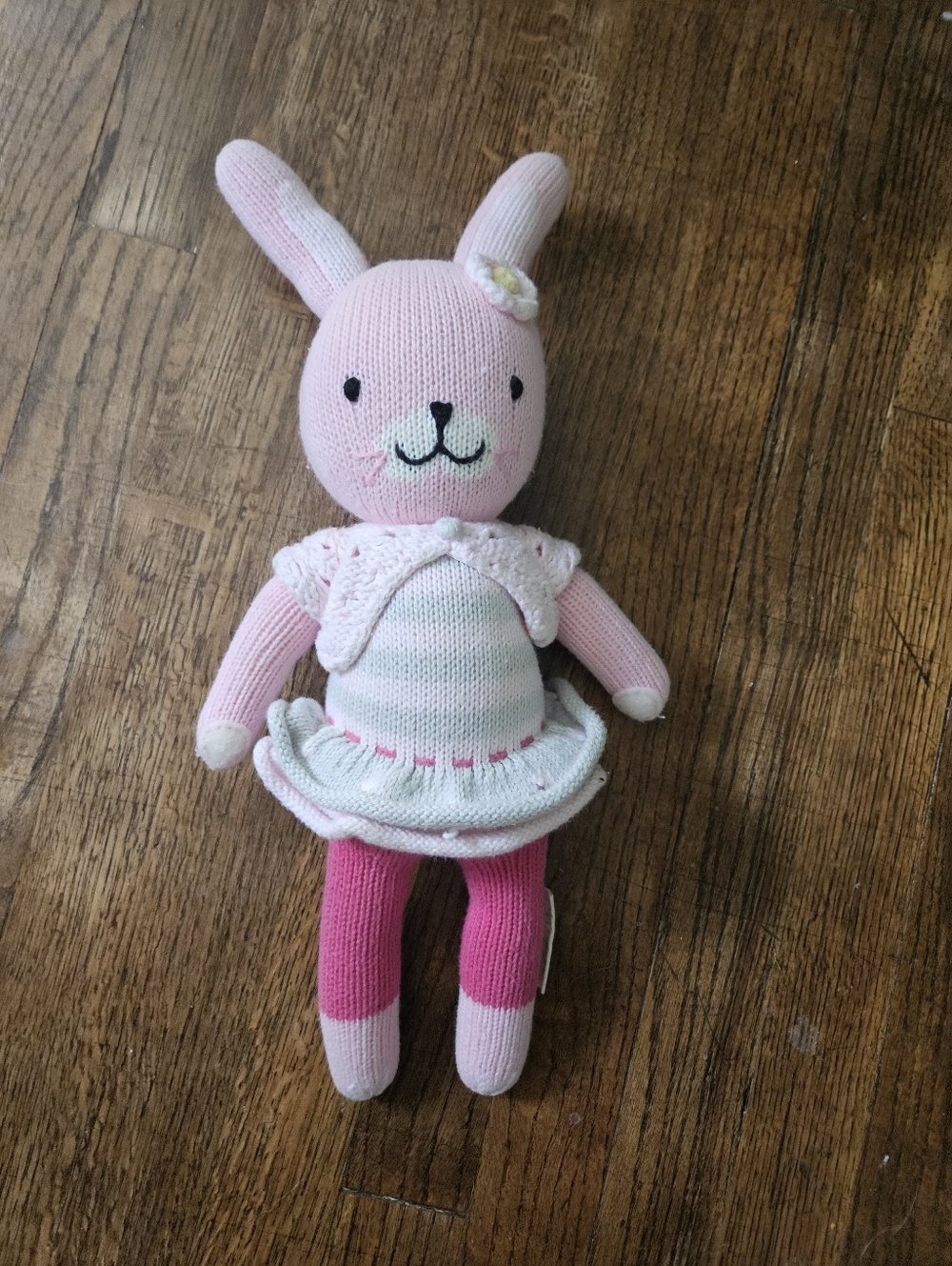 Cuddle And Kind Chloe The Bunny Plush Knit
